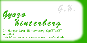 gyozo winterberg business card